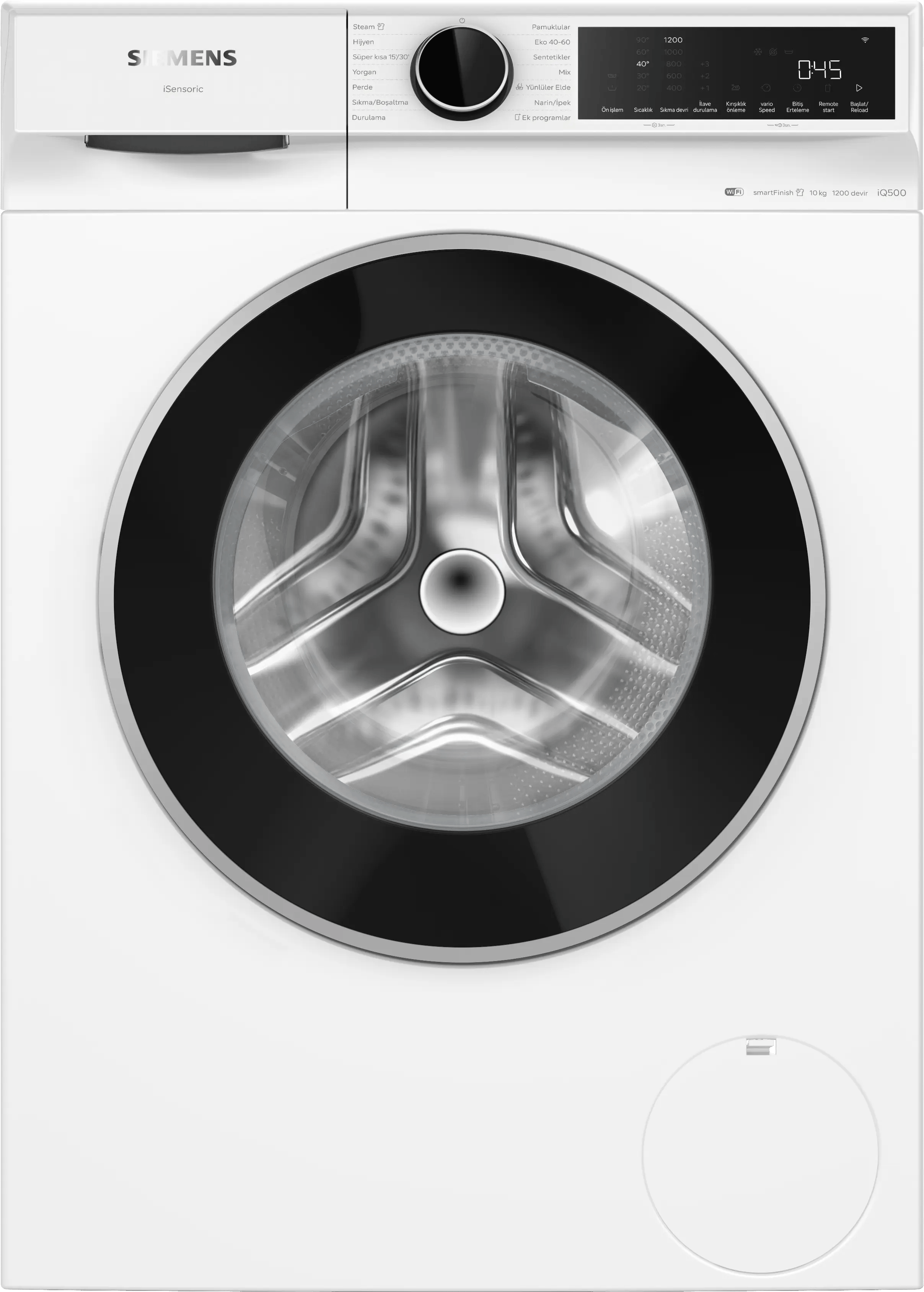SIEMENS iQ500 Çamaşır Makinesi 10 kg maks. 1200 dev./dak. WG52K2Z0TR