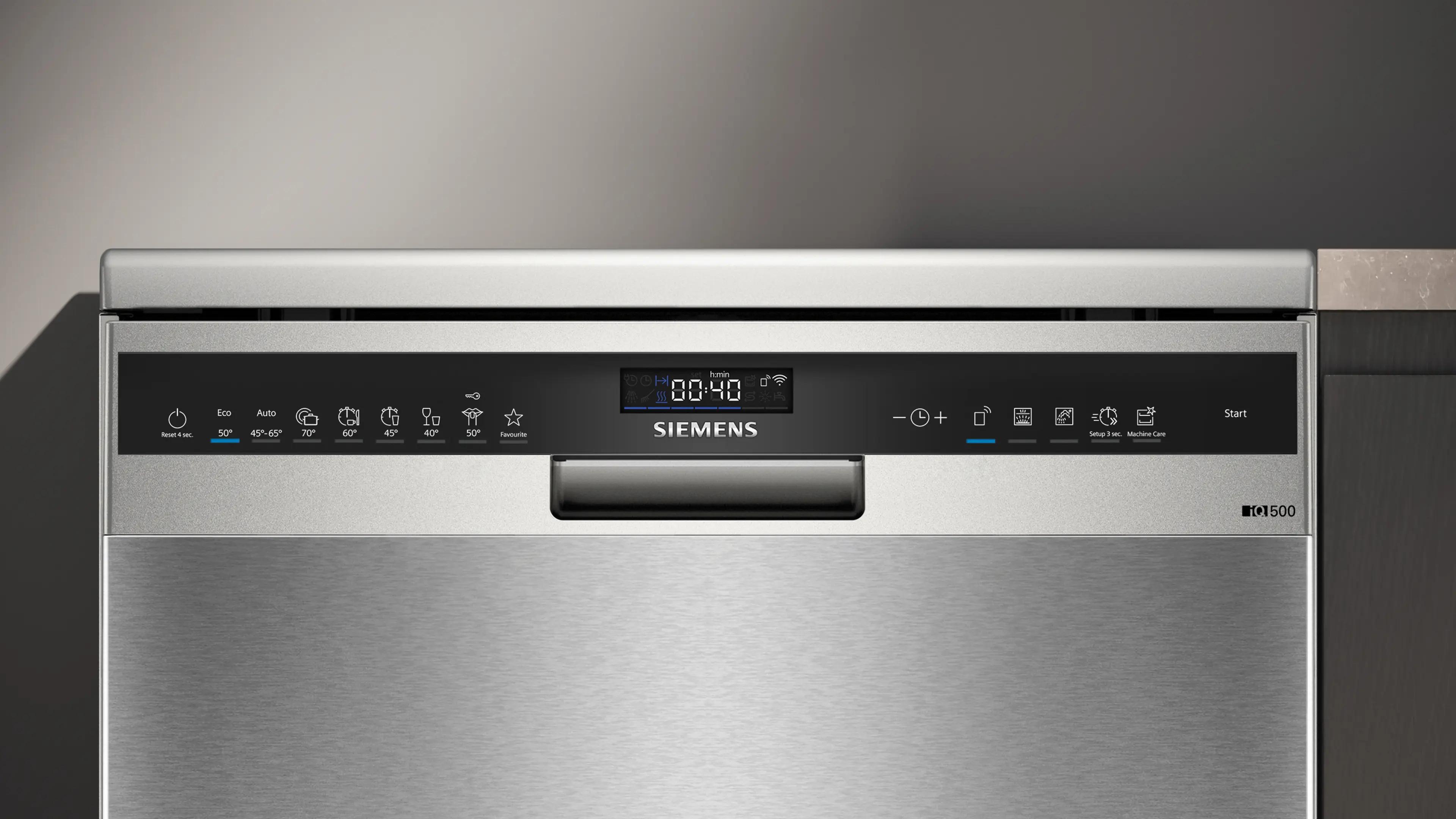 SIEMENS iQ500 Solo Bulaşık Makinesi 60 cm Kolay Temizlenebilir Inox SN25EI83CT - görsel 2
