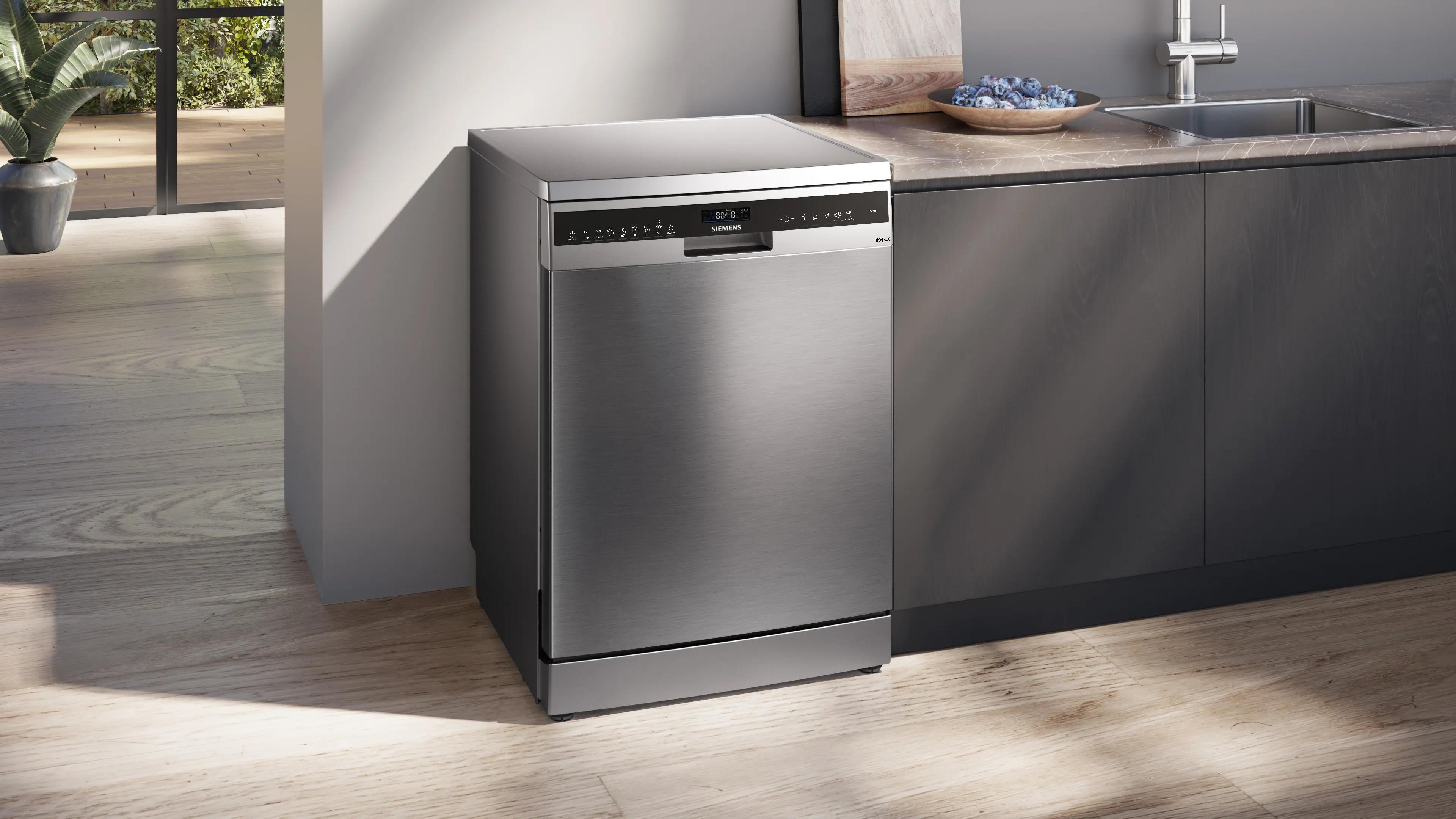 SIEMENS iQ500 Solo Bulaşık Makinesi 60 cm Kolay Temizlenebilir Inox SN25EI83CT - görsel 4