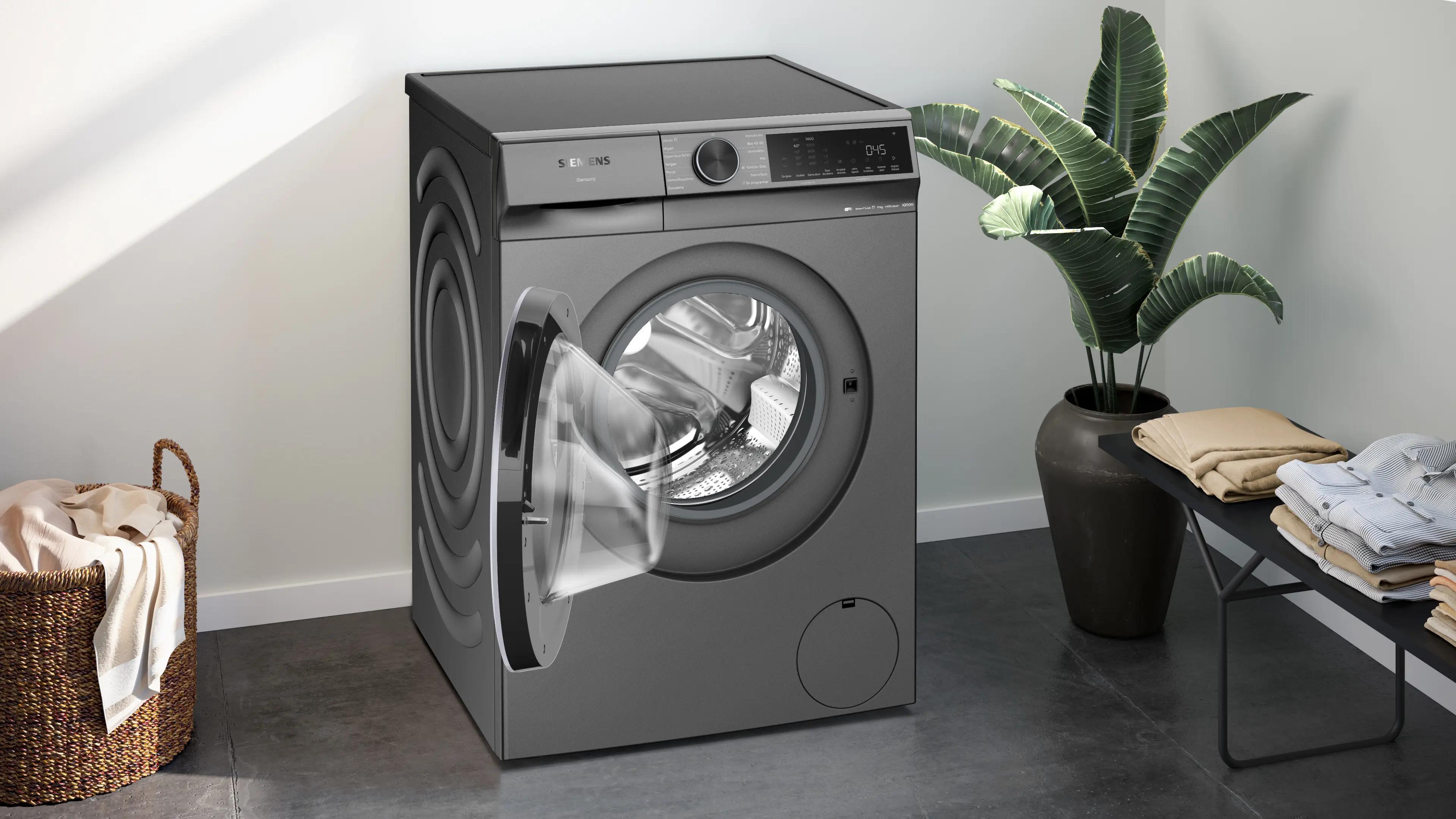 SIEMENS iQ500 Çamaşır Makinesi 11 kg maks. 1400 dev./dak., Antrasit WG64K2ZRTR - görsel 4