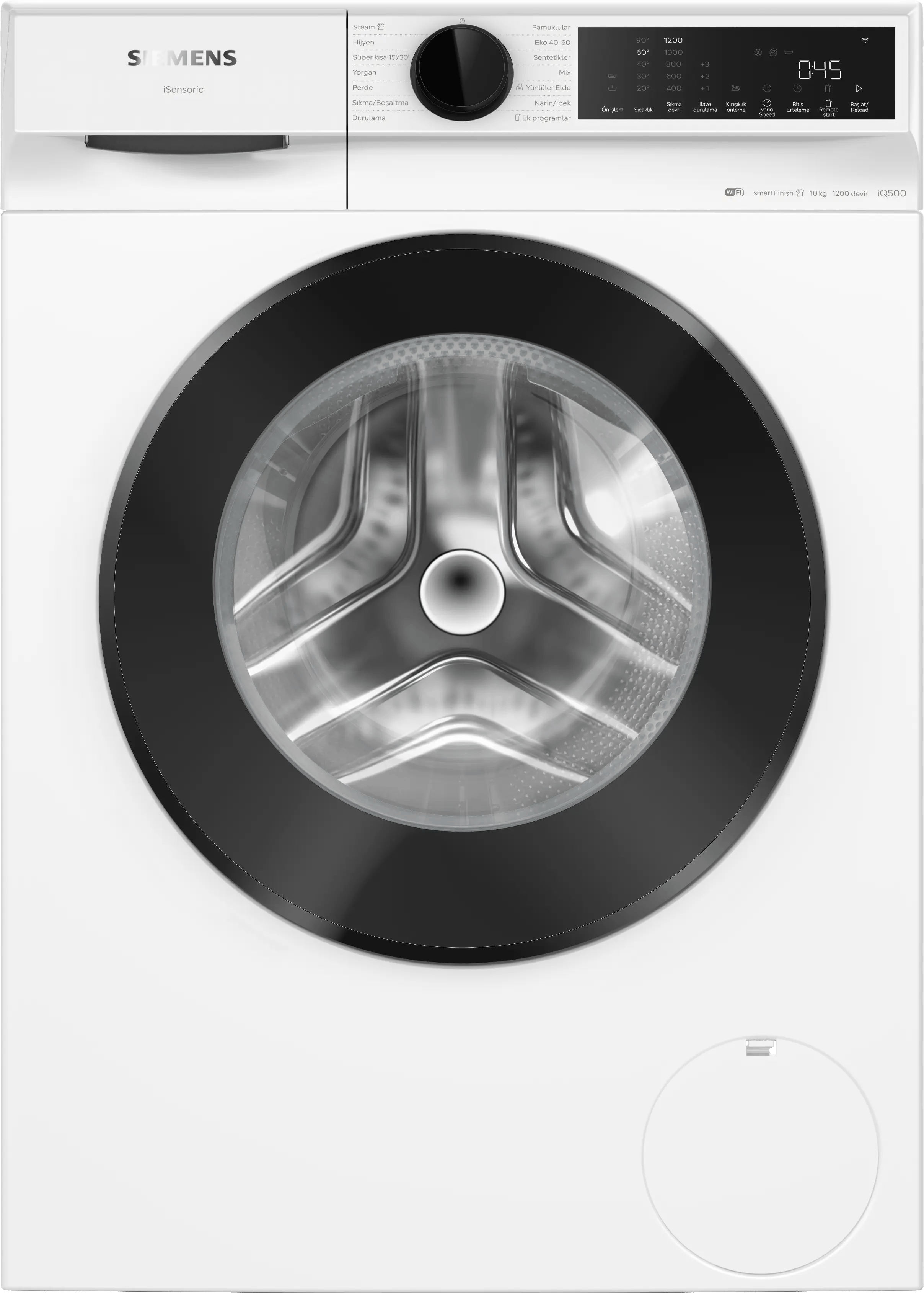 SIEMENS iQ500 Çamaşır Makinesi 10 kg maks. 1200 dev./dak. WG52K2Z1TR