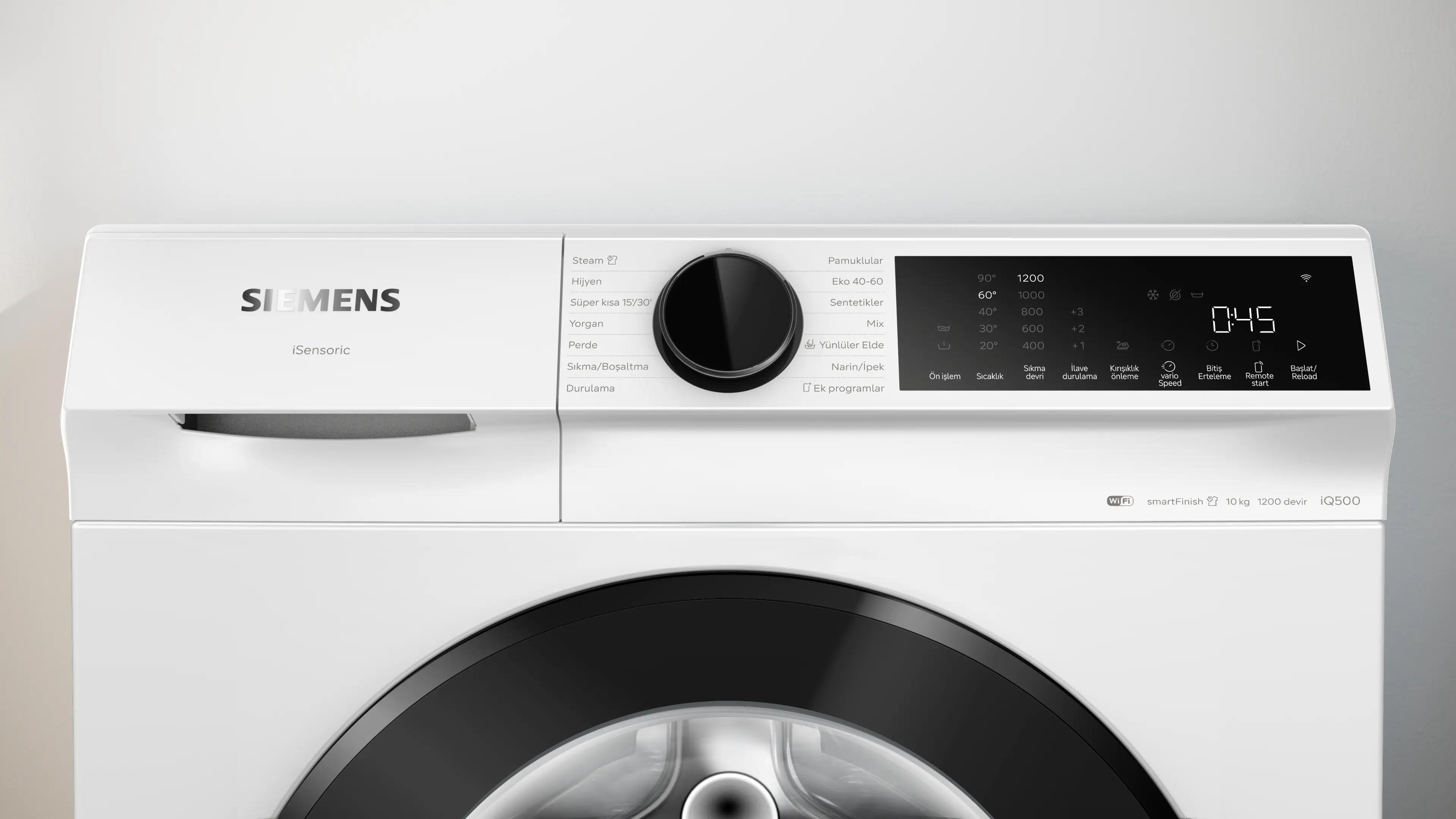 SIEMENS iQ500 Çamaşır Makinesi 10 kg maks. 1200 dev./dak. WG52K2Z1TR - görsel 2