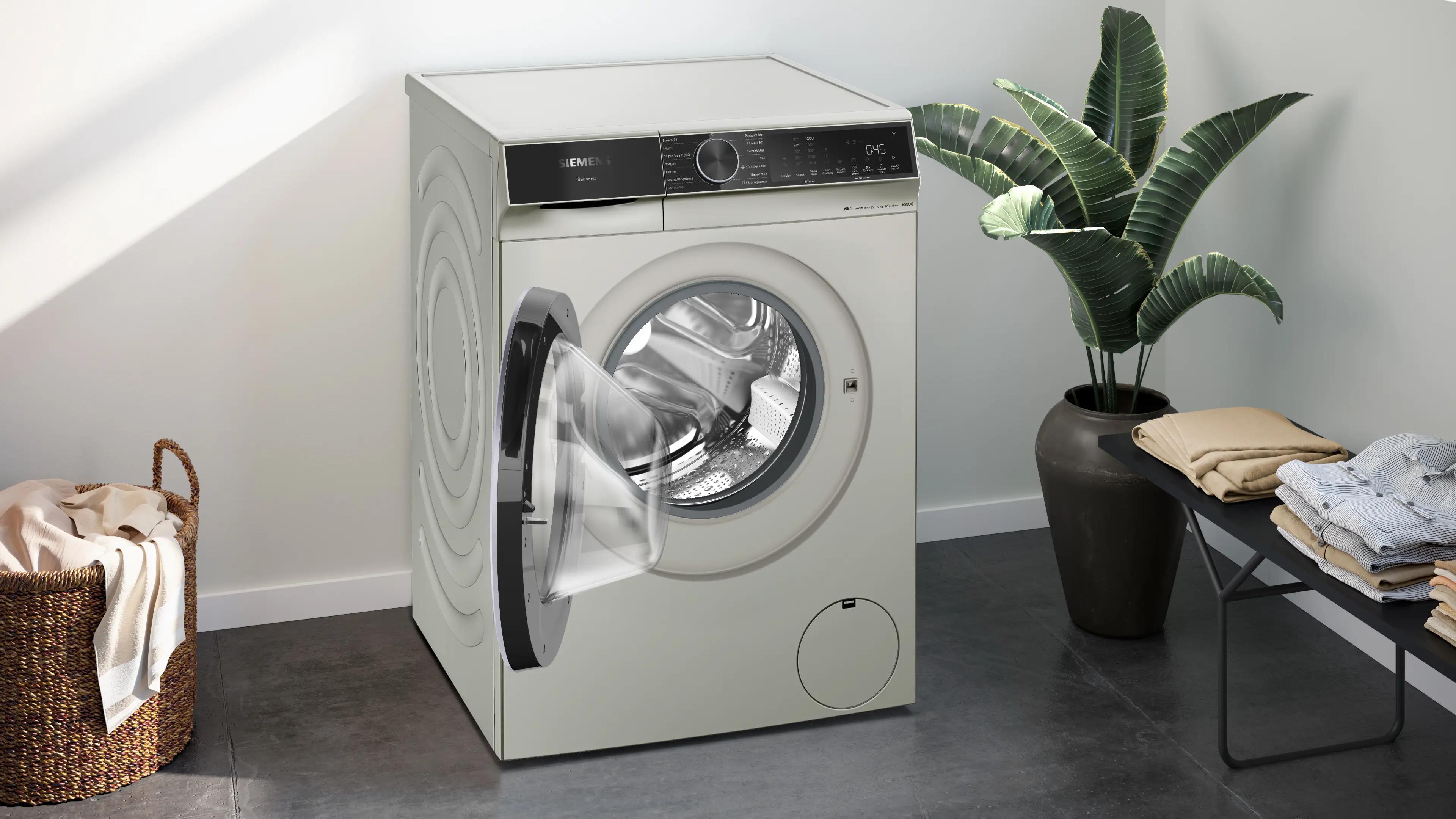SIEMENS iQ500 Çamaşır Makinesi 10 kg maks. 1200 dev./dak., Gümüş WG52K2ZSTR - görsel 4