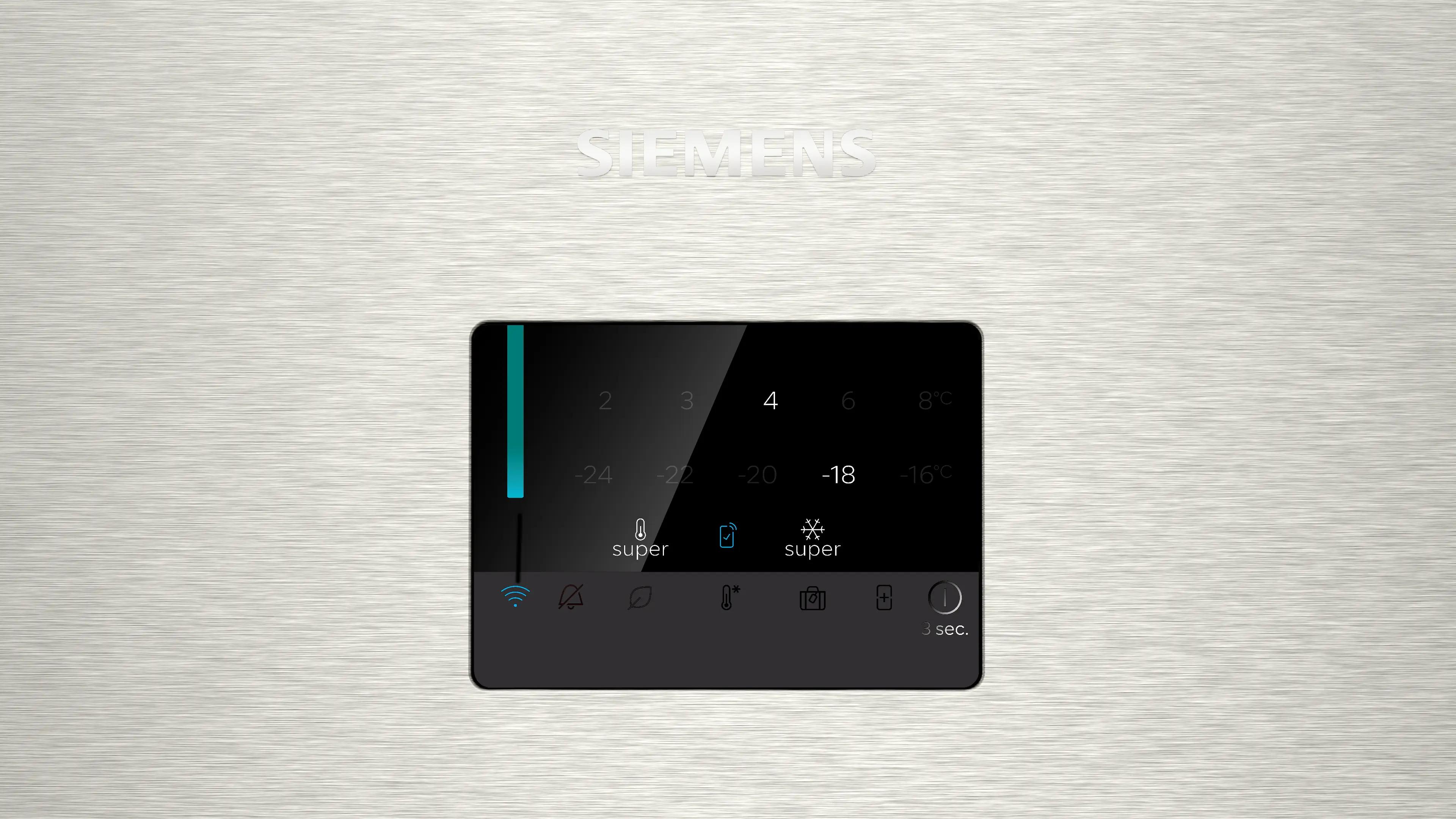 SIEMENS iQ300 Alttan Donduruculu Buzdolabı 186.2 x 69.5 cm Paslanmaz çelik KG56NCID0N - görsel 2