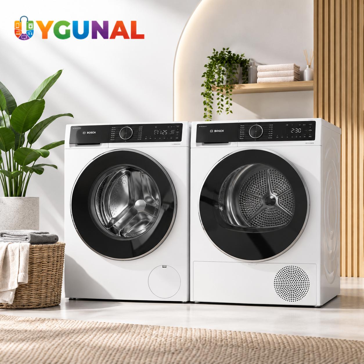 Çamaşır makinesi alana kurutma makinesinde %30 ekstra indirim.