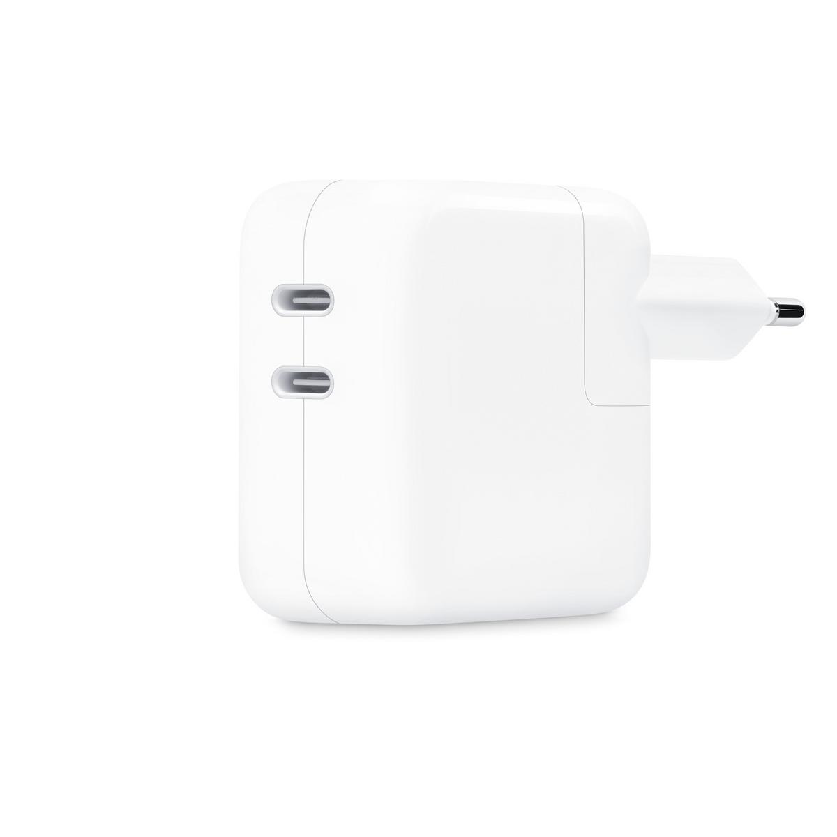 APPLE 35 W Çift USB-C Bağlantı Noktalı Güç Adaptörü MW2K3TU/A - görsel 3