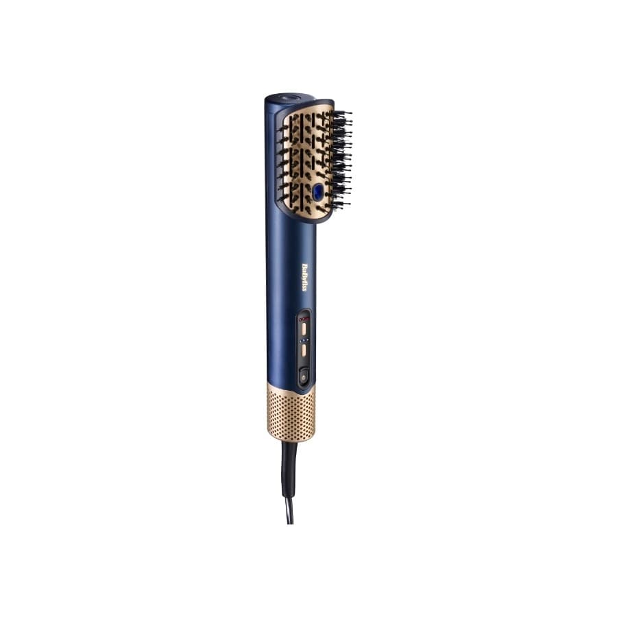 BaByliss Air Wand AS6550CE 1600W Saç Kurutma ve Şekillendirme Seti (2 Başlık, Lacivert/Altın) - görsel 2