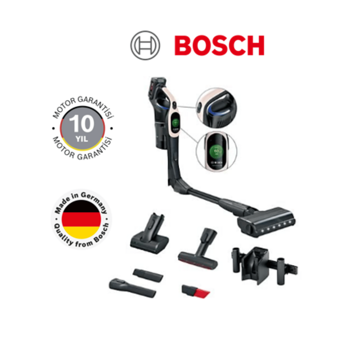 BOSCH BBS1041RBA Unlimited 10 Şarjlı Süpürge - görsel 2