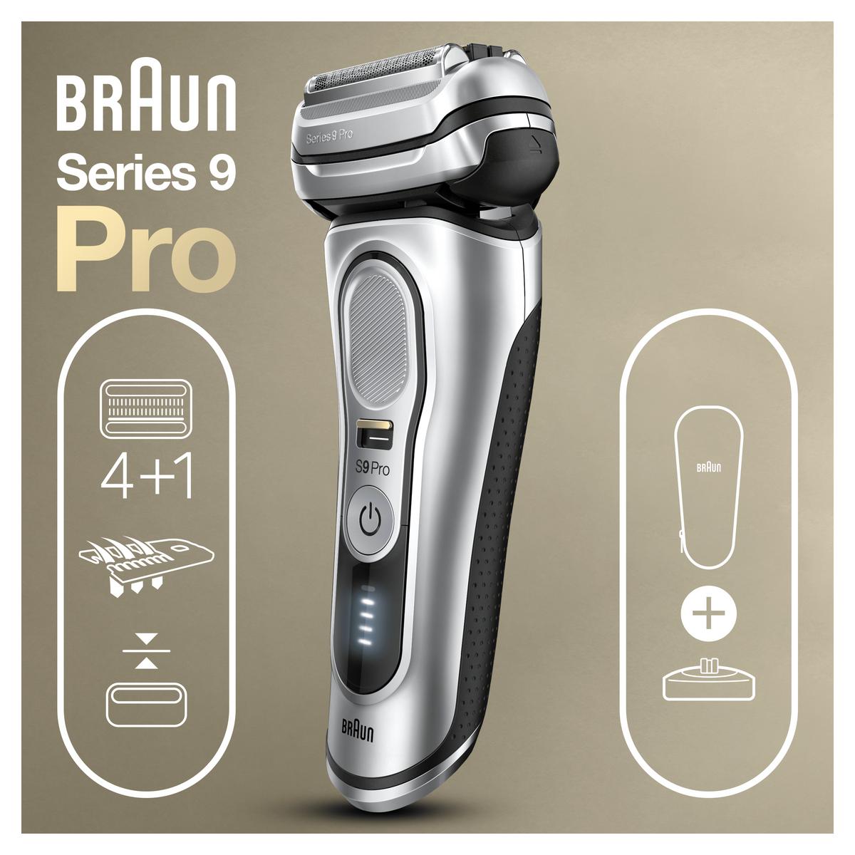 BRAUN 9 SERISI 9417S SARJLI TIRAS MAKINESI+ SEYAHAT KABI Tıraş Makinesi Gri
