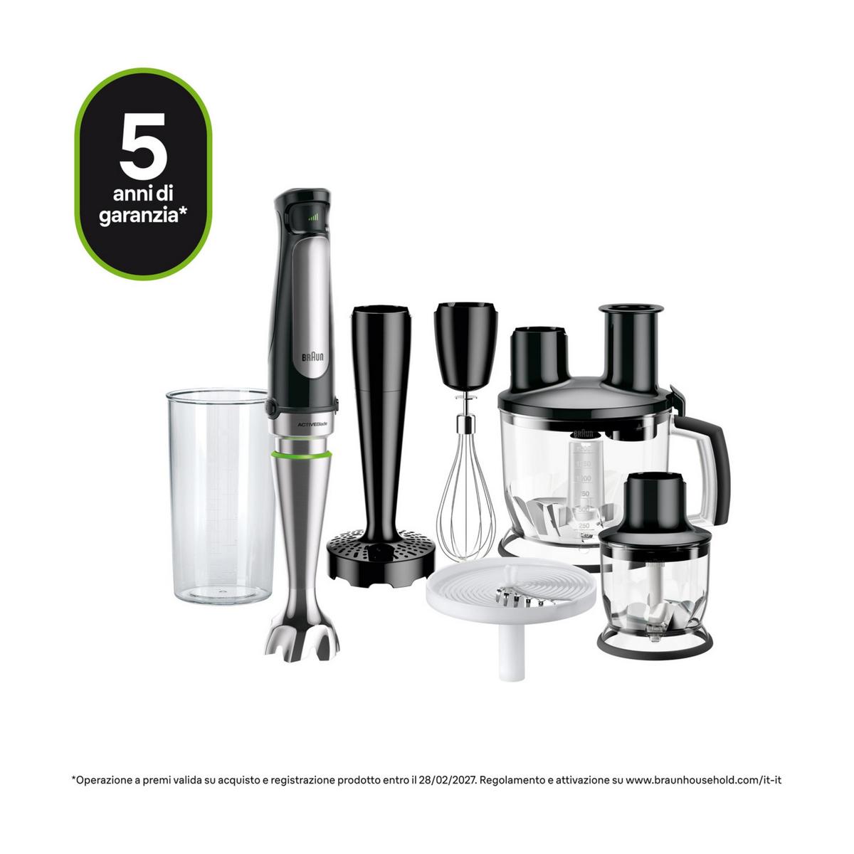 BRAUN Multi Quick MQ 7087X 1000 W Blender Seti Siyah - görsel 2
