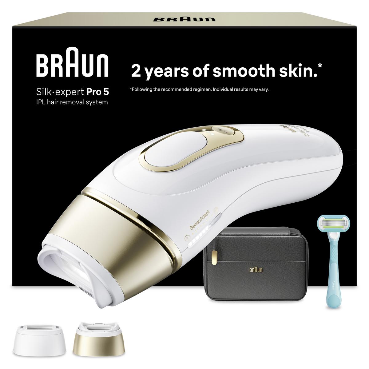 BRAUN PL5251 IPL Silk·Expert 2 Başlıklı Evde Lazerle Tüy Alma Lazer Epilasyon Cihazı, Venüs Tıraş Makinesi, Çanta - görsel 4