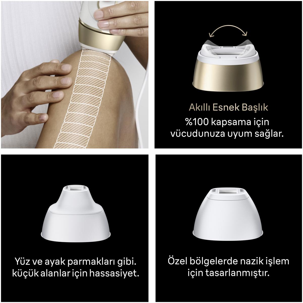 BRAUN PL5351 IPL Silk·Expert 3 Başlıklı Evde Lazerle Tüy Alma Çanta Venus Tıraş Makinesi - görsel 3
