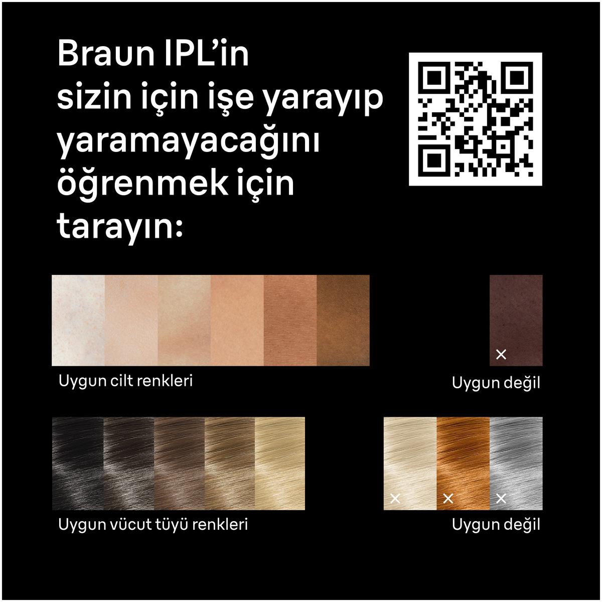 BRAUN PL5351 IPL Silk·Expert 3 Başlıklı Evde Lazerle Tüy Alma Çanta Venus Tıraş Makinesi - görsel 4