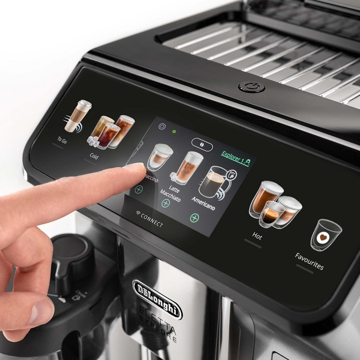 DELONGHI Ecam450.65S Eletta Otomatik Kahve Makinesi Gümüş - görsel 2