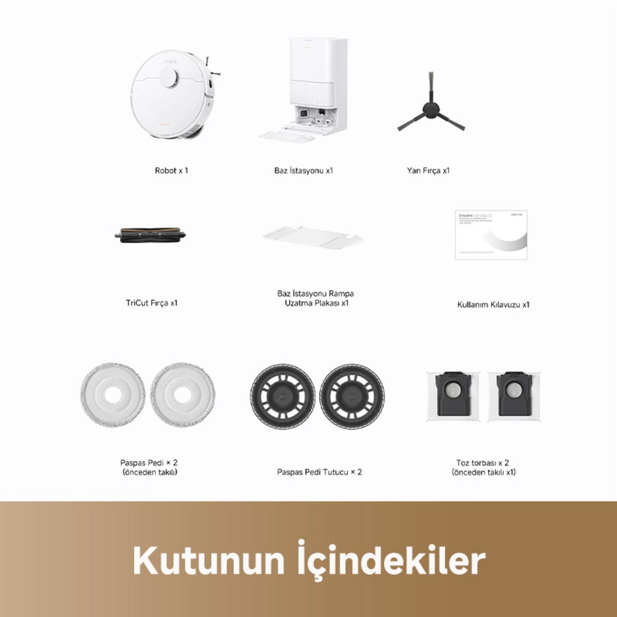 DREAME L40 Ultra CE Robot Süpürge Beyaz - görsel 5