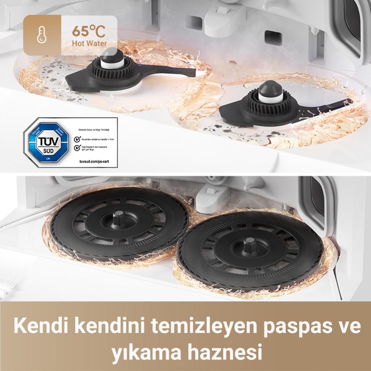 DREAME L40 Ultra Mop Robot Süpürge Beyaz - görsel 5