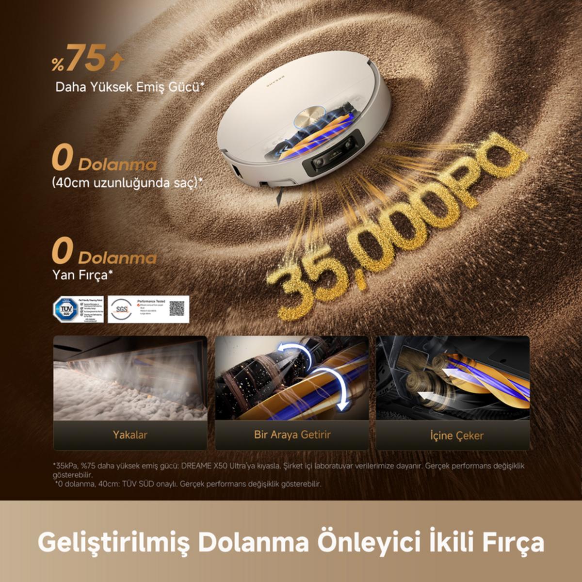DREAME X60 Ultra Complete Robot Süpürge - görsel 5