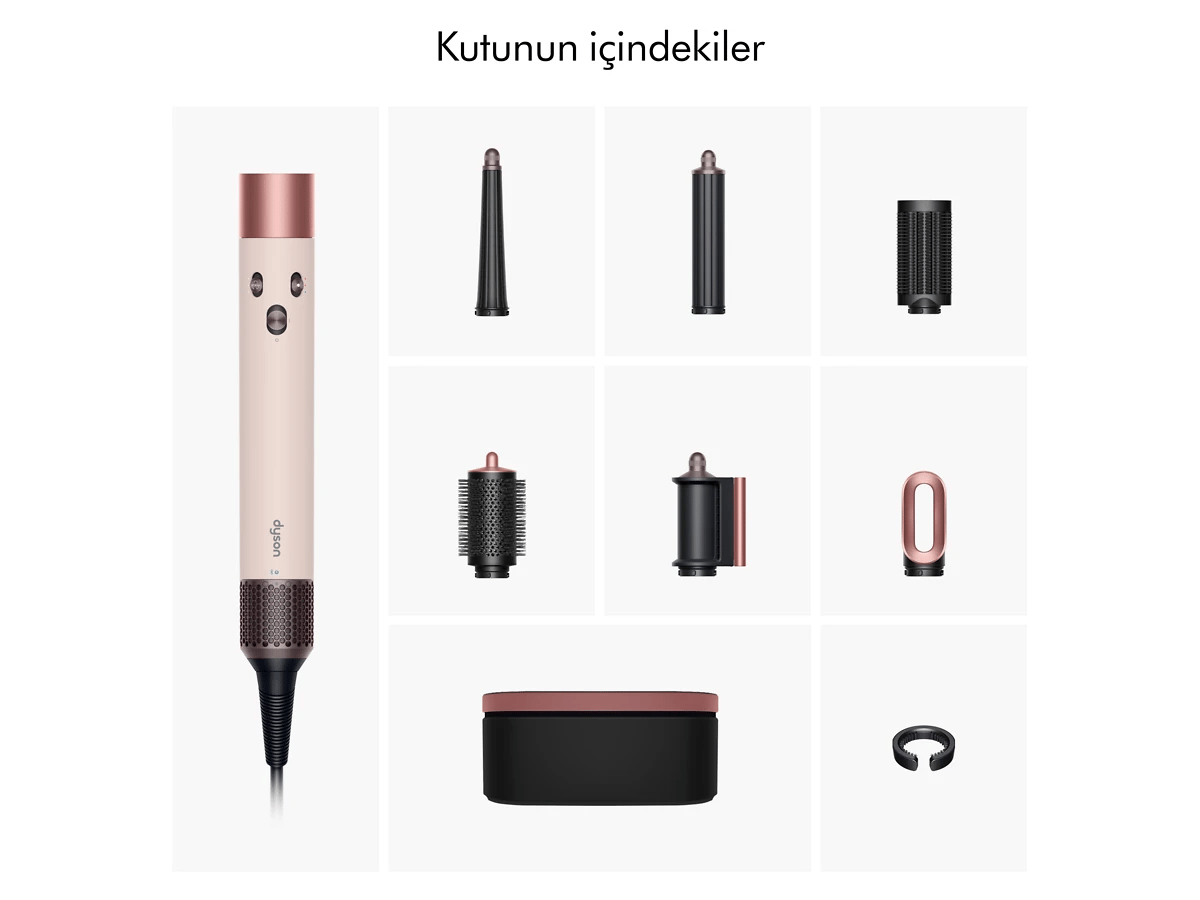 Dyson Airwrap i.d. Saç Şekillendirme ve Kurutma Seti - Ceramic Pink / Rose Gold - görsel 2