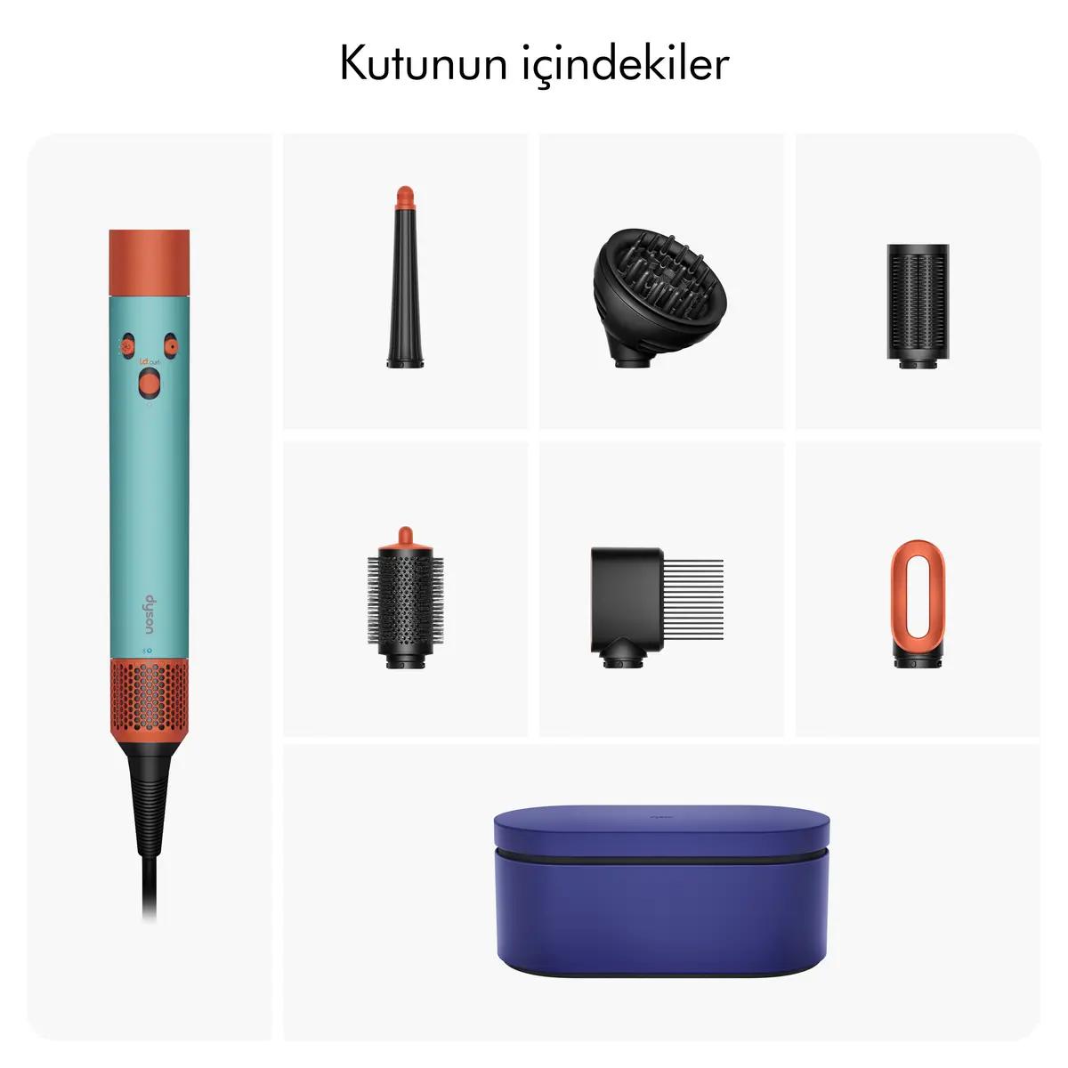 Dyson Airwrap i.d. Saç Şekillendirme ve Kurutma Seti - Kıvırcık+Bukleli, Seramik Patina Topaz - görsel 4