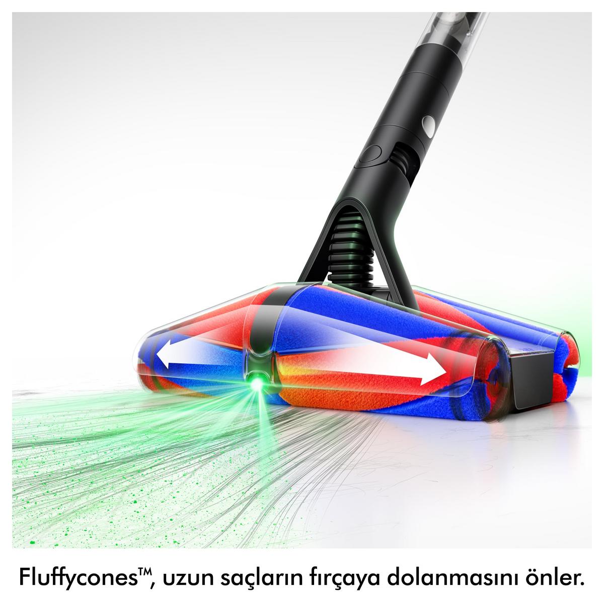 DYSON PencilVac Fluffycones Kablosuz Şarjlı Dikey Süpürge - görsel 2