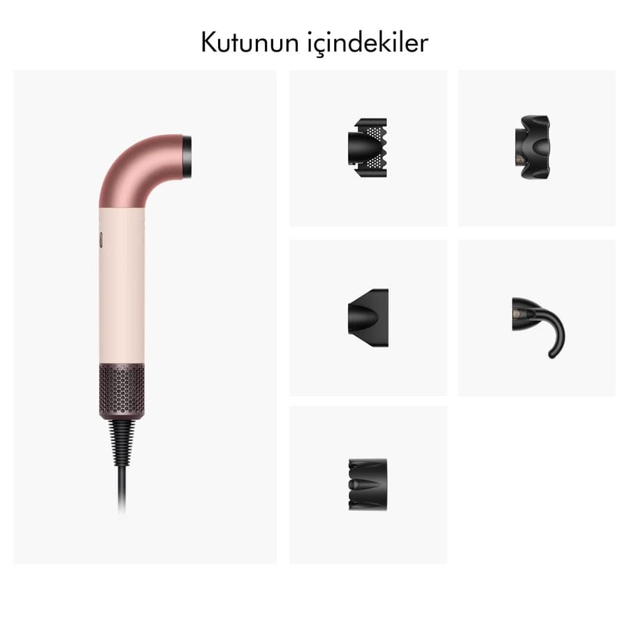 Dyson Supersonic R Saç Kurutma Makinesi - Düz+Dalgalı Seramik Pembe - görsel 2