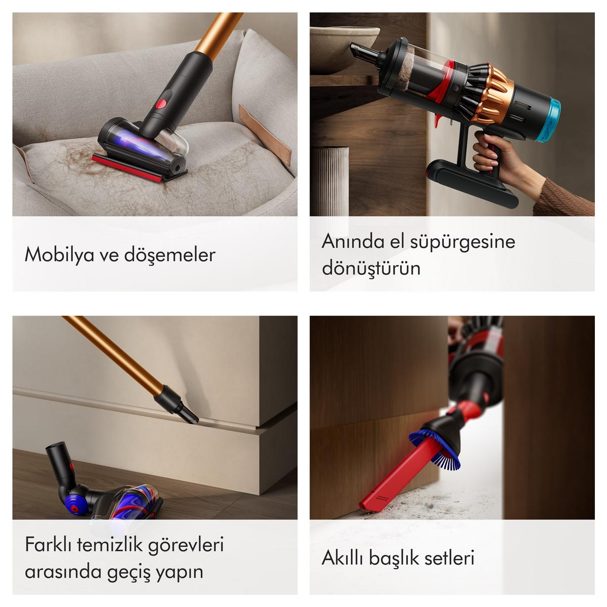 DYSON V16 Piston Animal Kablosuz Şarjlı Dikey Süpürge Mat Siyah - görsel 3