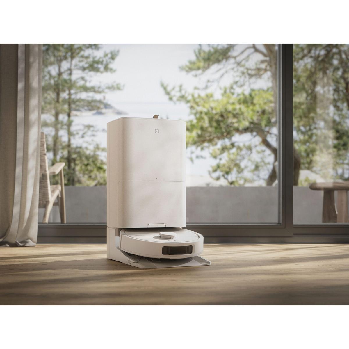 ELECTROLUX ER81UW3SW İstasyonlu Robot Süpürge Deniz Kabuğu Beyazı - görsel 4