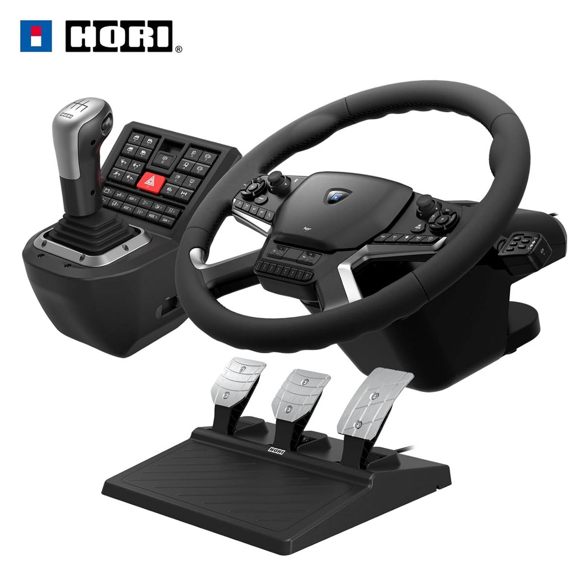 HORI Force Feedback PC Truck Direksiyon Seti - görsel 2