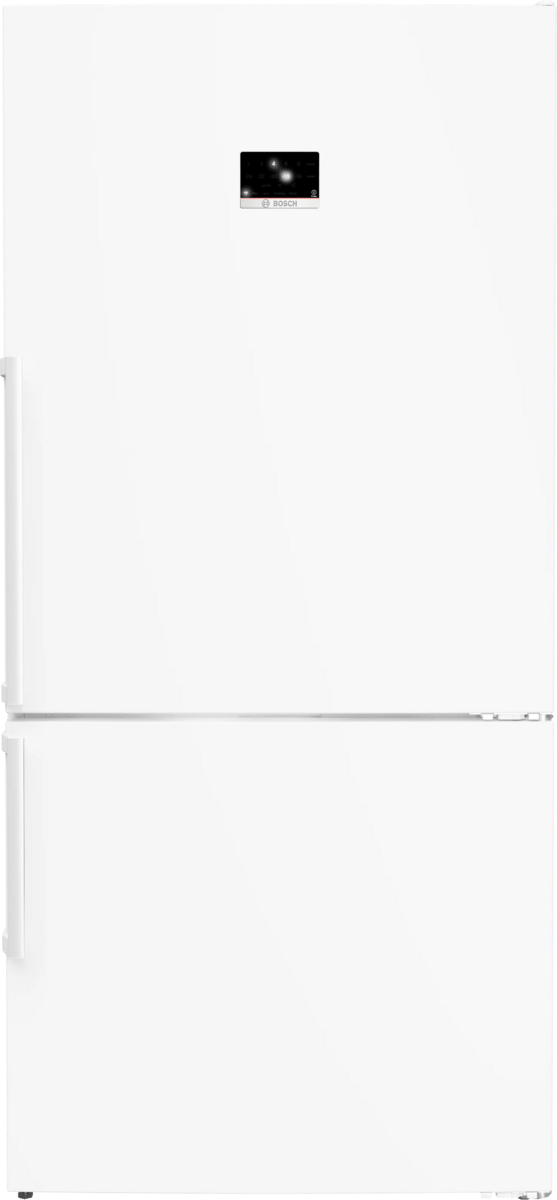 Bosch Serie 8 Alttan Donduruculu Buzdolabı 186 x 86 cm Beyaz, Total No Frost KGP86FWC0N