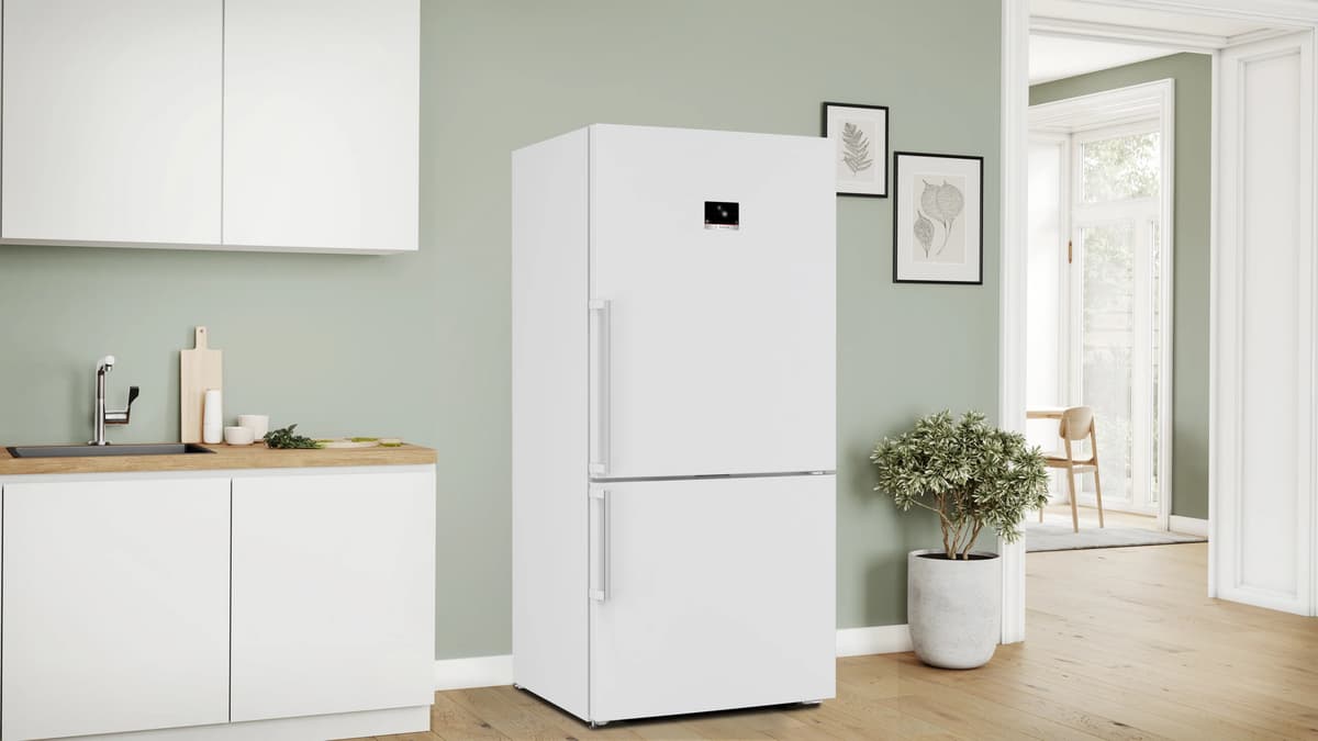 Bosch Serie 8 Alttan Donduruculu Buzdolabı 186 x 86 cm Beyaz, Total No Frost KGP86FWC0N - görsel 2