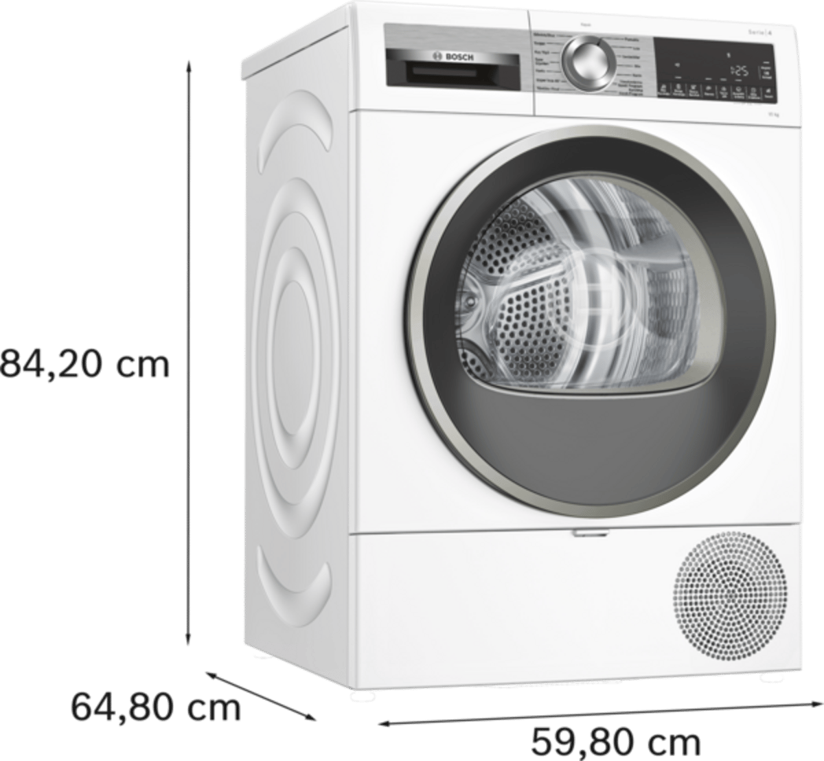 Bosch Serie 4 Isı Pompalı Kurutma Makinesi WQG25201TR - görsel 3