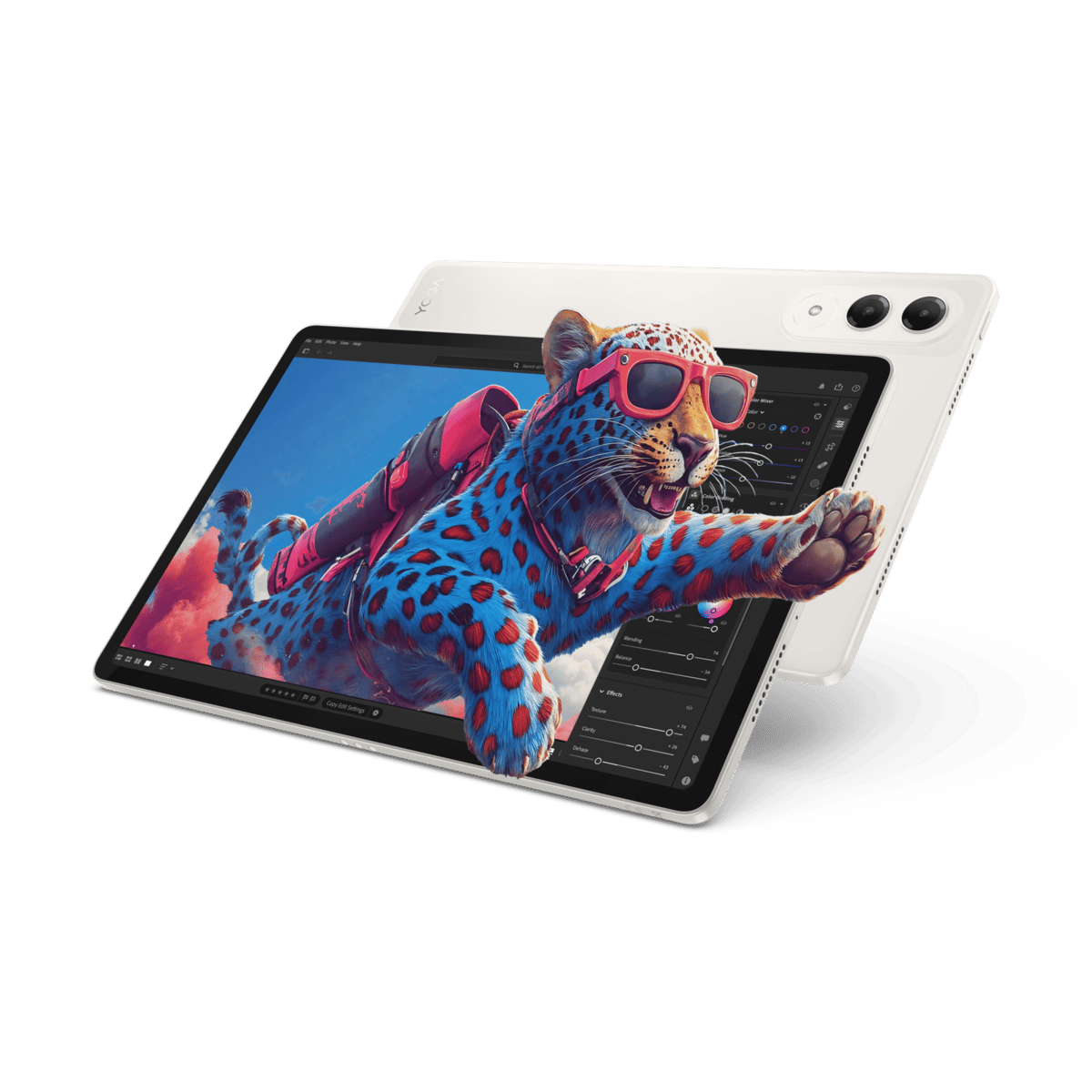 Lenovo Yoga Tab (Snapdragon 8 Gen 3) 12GB/256GB 11.1'' 3.2K 144Hz Kalem + Klavye Tablet - Deniz Kabuğu