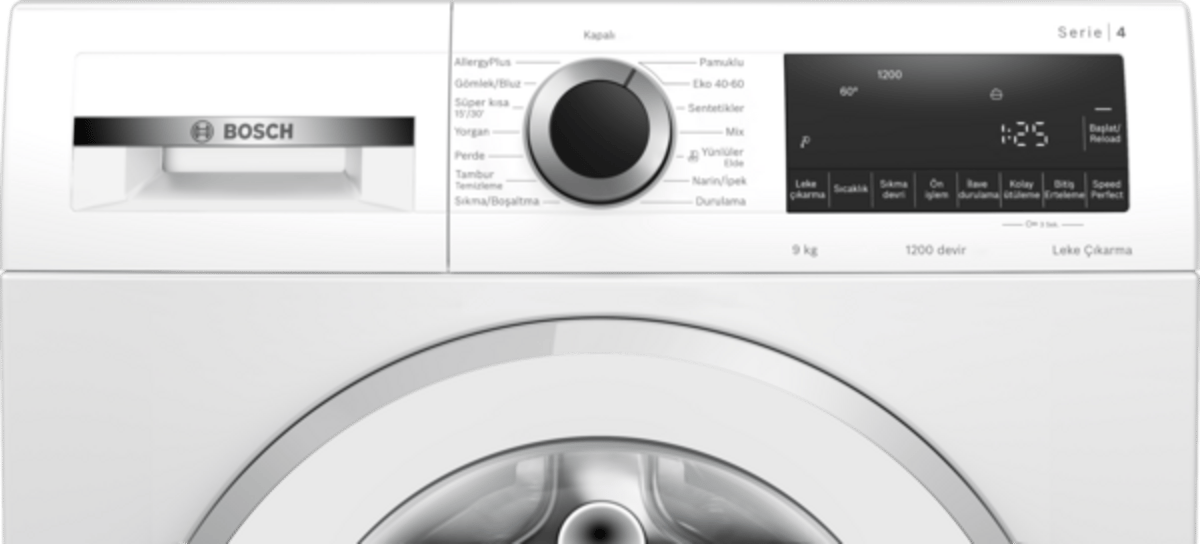 Bosch Serie 4 Çamaşır Makinesi 9 kg maks. 1200 dev./dak. WGA242X3TR - görsel 3