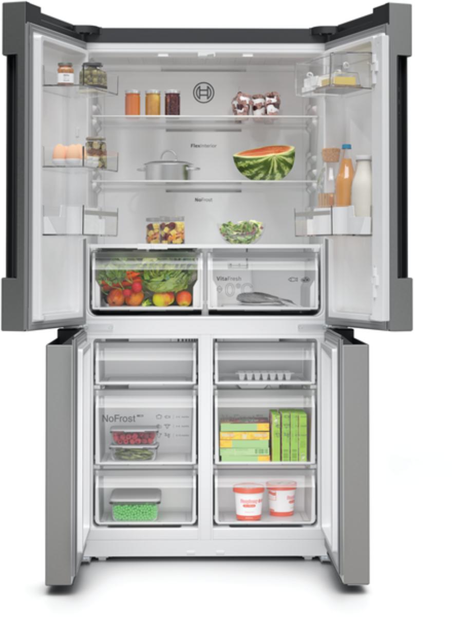 Bosch Serie 4 Gardırop Tipi Buzdolabı 183 x 90.5 cm Paslanmaz çelik KFN96VPEA - görsel 2