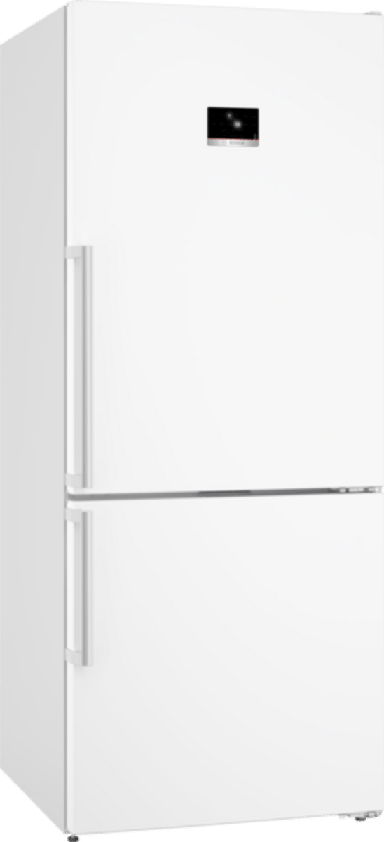 Bosch Serie 8 Alttan Donduruculu Buzdolabı 186 x 75 cm Beyaz, Total No Frost KGP76AWC0N