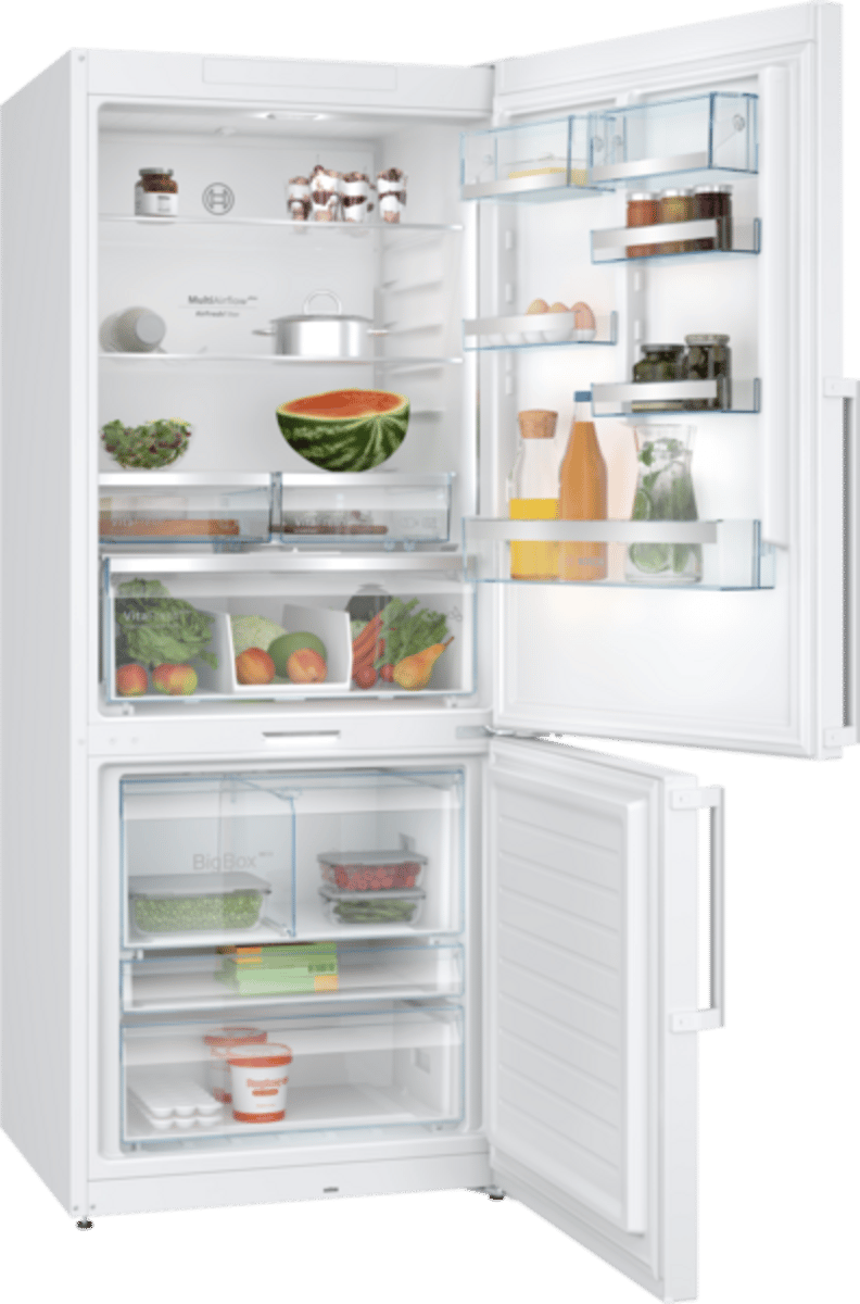 Bosch Serie 8 Alttan Donduruculu Buzdolabı 186 x 75 cm Beyaz, Total No Frost KGP76AWC0N - görsel 2
