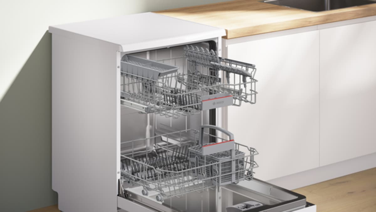 Bosch Serie 4 Solo Bulaşık Makinesi 60 cm Beyaz SMS4EKW63T - görsel 5