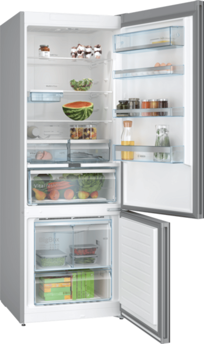 Bosch Serie 6 Alttan Donduruculu Buzdolabı 193 x 70 cm Siyah, Total No Frost KGN56LBE0N - görsel 2