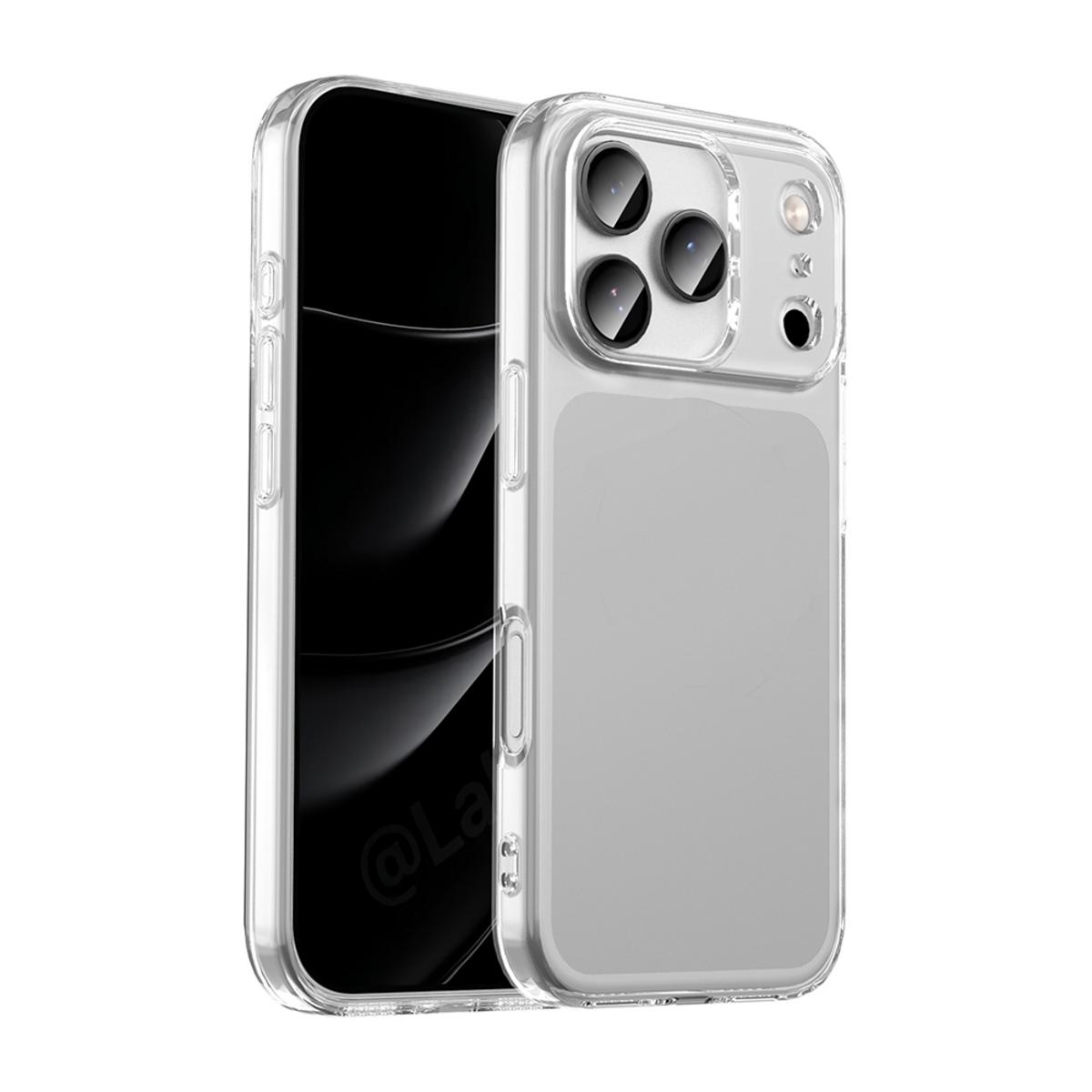 GPACK iPhone 17 Pro Max Uyumlu Süper Silikon Telefon Kılıfı Şeffaf