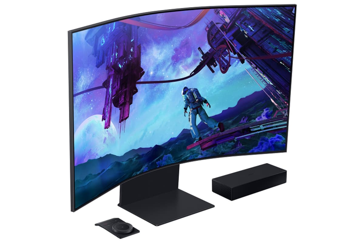 SAMSUNG Odyssey Ark HDR10+ 1000R Kavisli LED Akıllı 55 inç 4K UHD 1 ms 165 Hz Gaming Monitör - görsel 2
