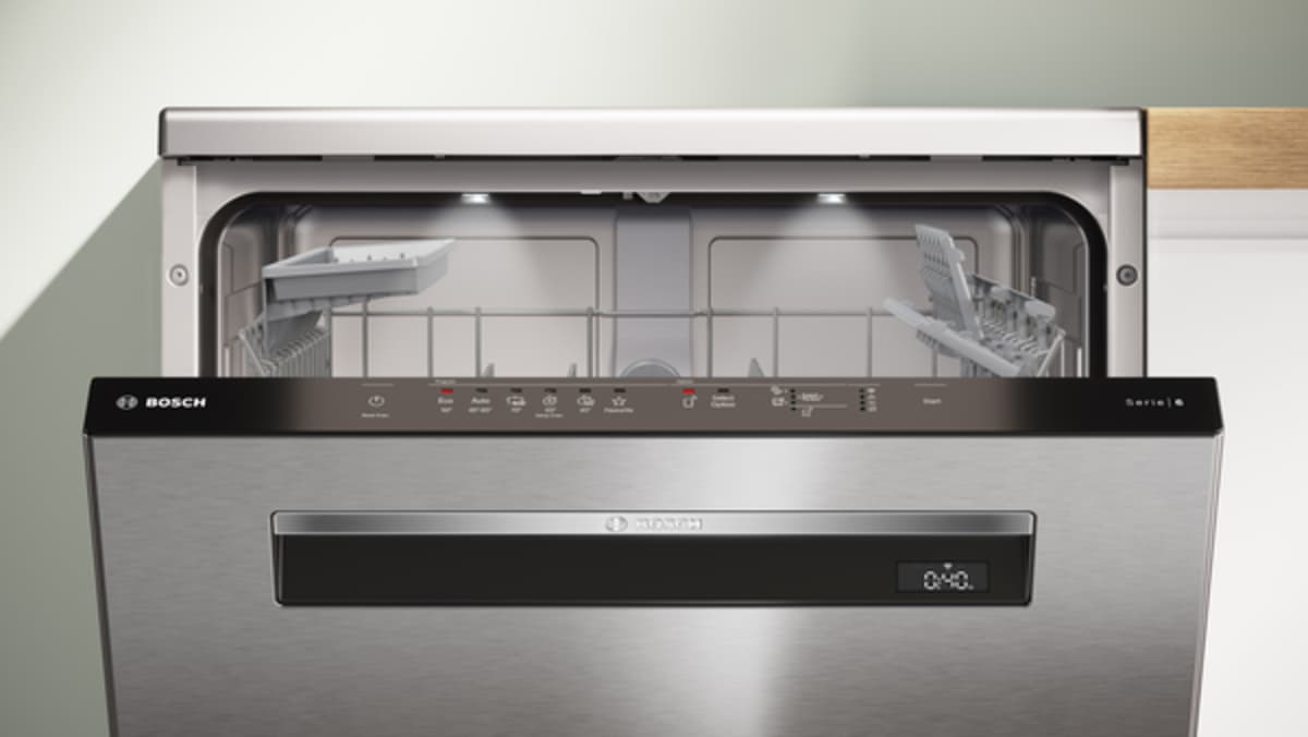 Bosch Serie 6 Solo Bulaşık Makinesi 60 cm Inox - 13 Kişilik · 6 Program · B Enerji (SMP6EKI60T) - görsel 5
