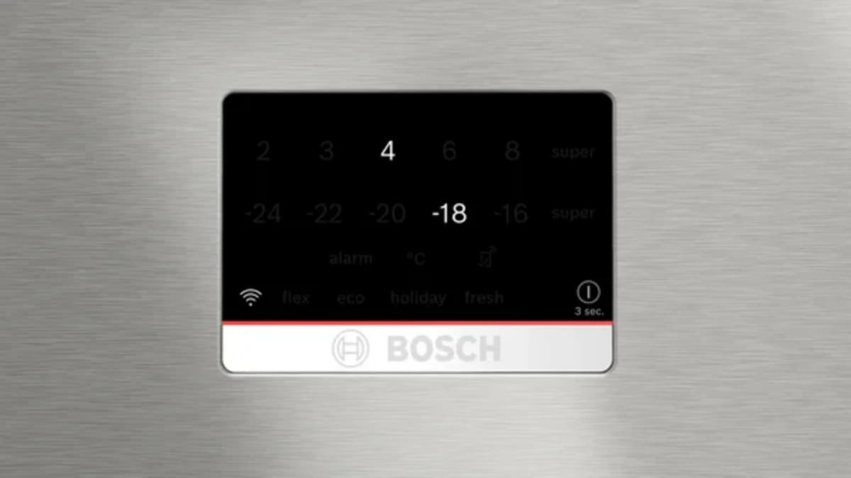 Bosch Serie 8 Alttan Donduruculu Buzdolabı 186 x 86 cm Paslanmaz çelik KGP86FIC0N - görsel 3