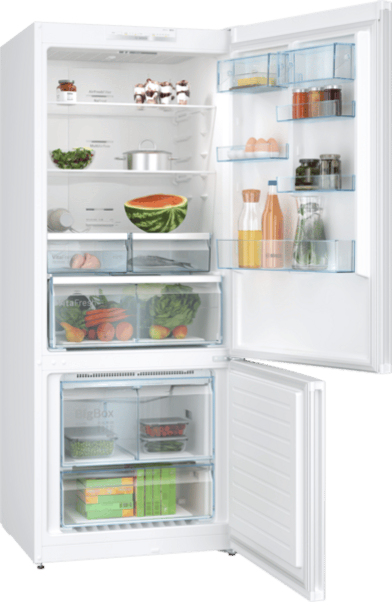 Bosch Serie 4 Alttan Donduruculu Buzdolabı 186 x 75 cm Beyaz, Total No Frost KGN76VWE0N - görsel 2