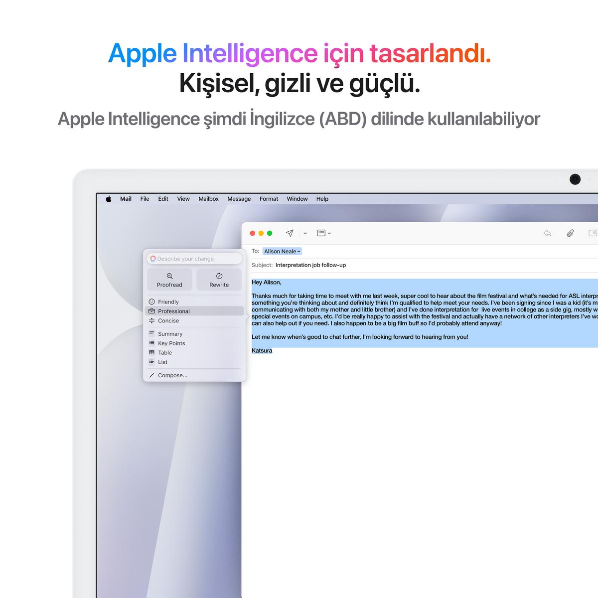 Apple iMac 24 inç M4 10 Çekirdek CPU 10 Çekirdek GPU 256GB Nano Dokulu Gümüş, Gümüş - görsel 5