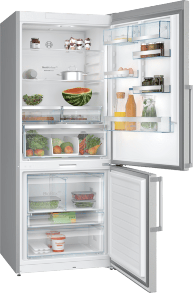 Bosch Serie 8 Alttan Donduruculu Buzdolabı 186 x 75 cm Paslanmaz çelik KGP76AIC0N - görsel 2
