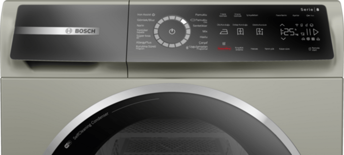 Bosch Serie 8 Isı Pompalı Kurutma Makinesi Gümüş WQB245AXTR - görsel 2