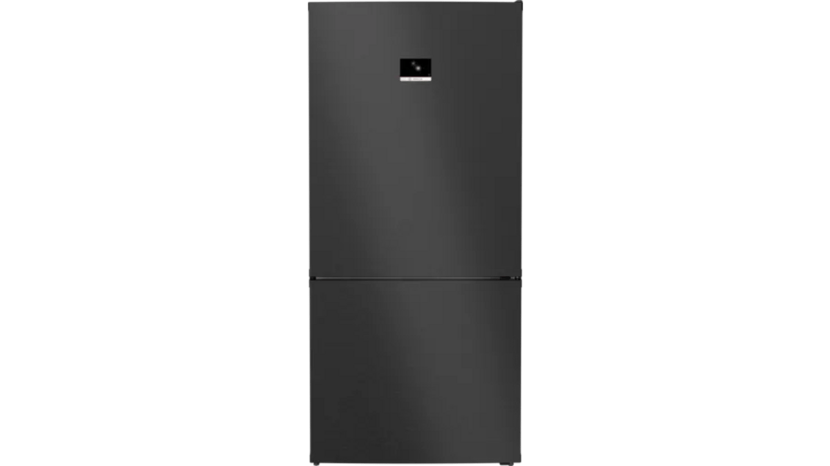 Bosch Serie 8 Alttan Donduruculu Buzdolabı 186 x 86 cm Parmak izi bırakmayan siyah inoks KGP86AXB0N