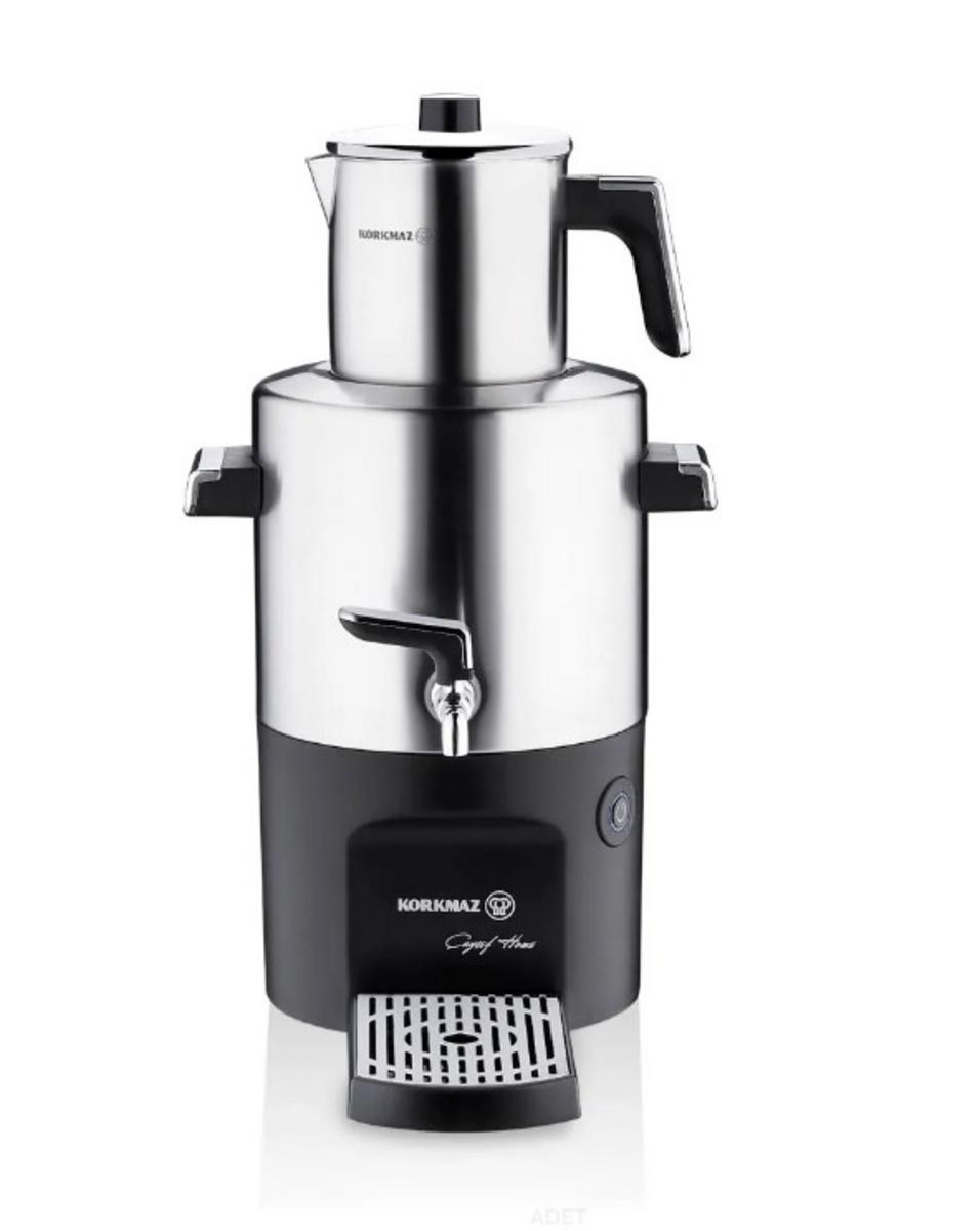 KORKMAZ A844 Çayşef Home Semaver Inox/Satin - görsel 2