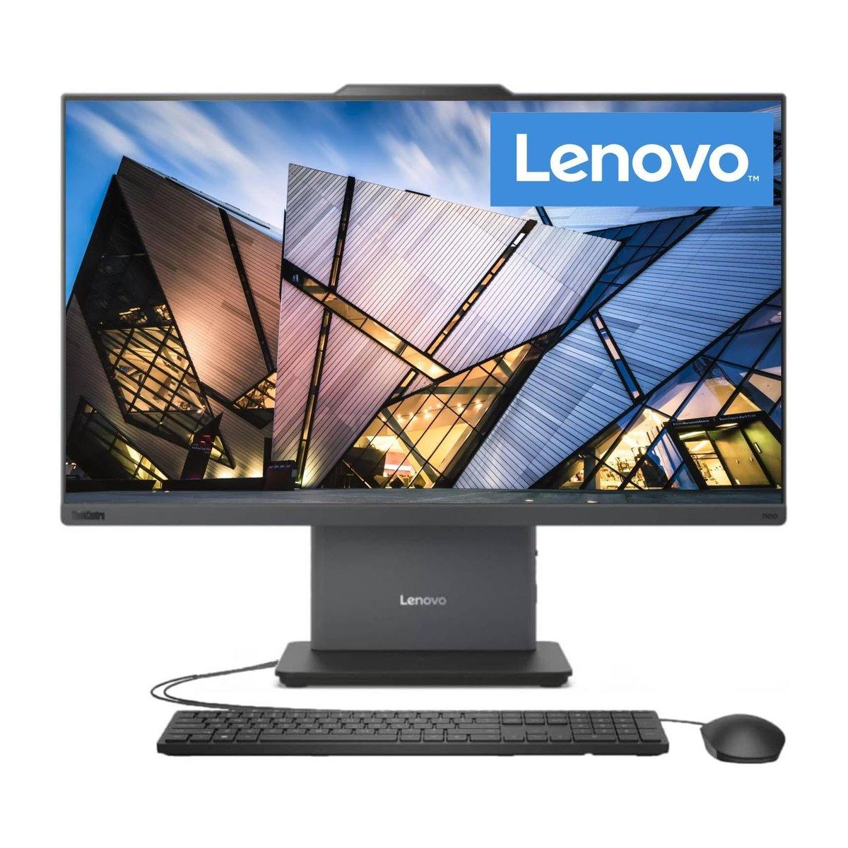 Lenovo ThinkCentre Neo 50a 24 Gen 5 All-in-One - Intel Core i5-13420H · Intel UHD Graphics · 8GB RAM · 512GB SSD · 23.8" FHD · Windows 11 Pro · Gri, Gri - görsel 4