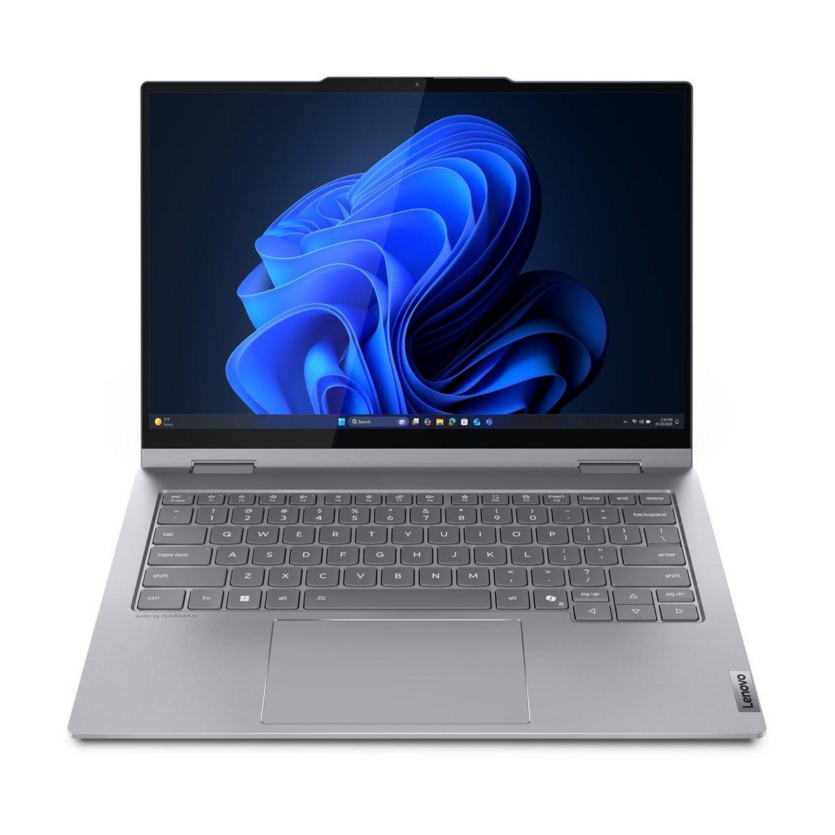 Lenovo ThinkBook 14 2-in-1 G5 - Intel Graphics (dahili) · Intel Core Ultra 7 255U · 32GB RAM · 1TB SSD · 14" WUXGA Dokunmatik · FreeDOS · Gri (21SQ003BTX), Gri